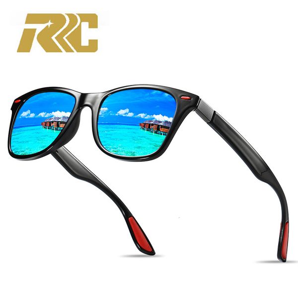 

rrc sunglasses uv400 glasses square titanium plastic glasses men sun pilot sun for men 2018, White;black