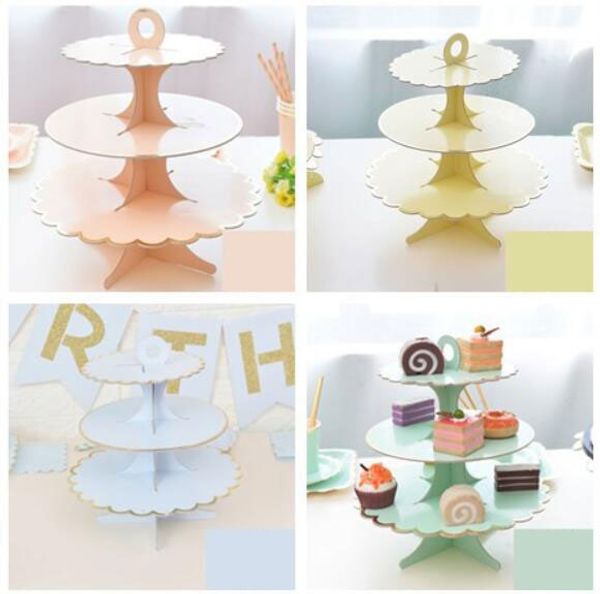 

paper cake stand cake rack stand holder shelf stand for wedding party birthday cake dessert serving tools decoration