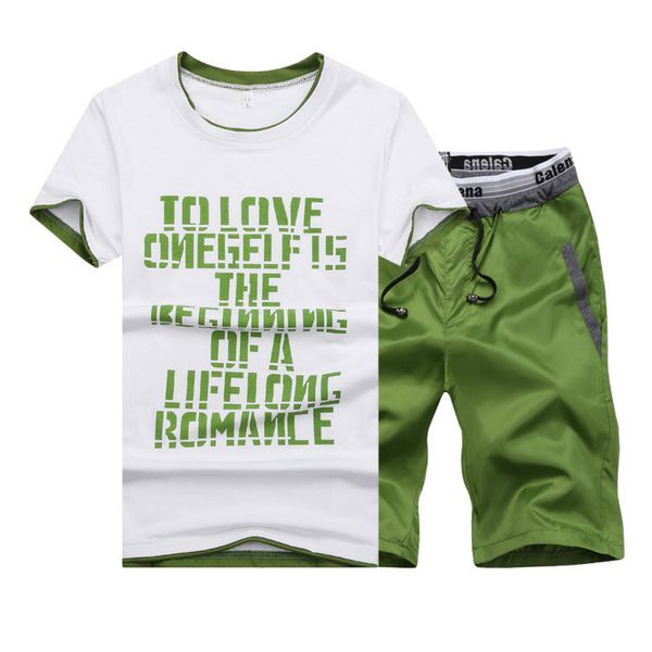 

2018 summer men set mens tracksuit t-shirt+shorts pants casual sweatshirt men's sportswear suits summer style men set sweatshirt, Gray