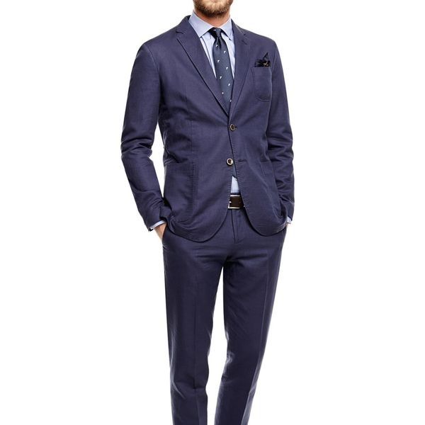 

men's classic suit custom made 2018 navy blue men suit formal business groom tuxedos mens blazer with pants 2 pieces, White;black