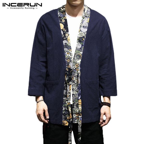 

2018 new mens jackets long coat long sleeve male trench coats cloak cardigan mens clothing outwear beach abrigo hombre hawaiian, Black;brown