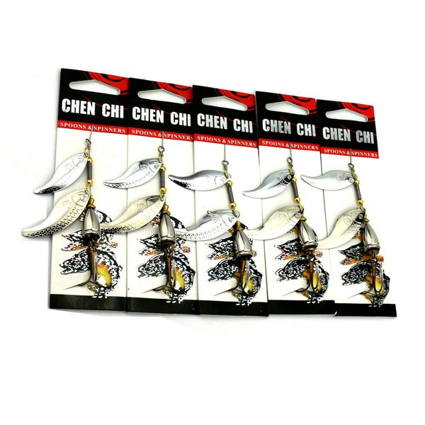 

5pcs spoons fishing kit /trout spinner kit/9cm spinnerbaits10.5g