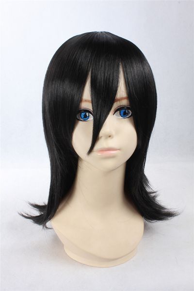 Cosplay Perücken Bleach Rukia Kuchiki Kurze schwarze Anime Haar Halloween Kostüm Perücken