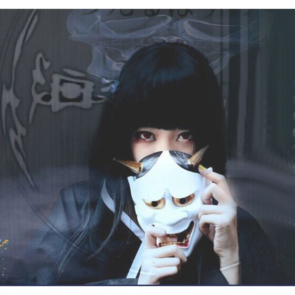 

halloween masks anime helmet party toys party movie theme props supply men dance white butterfly cos mask s5