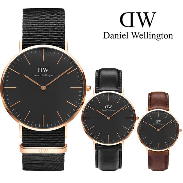 

Новый Бестселлер Мужские женские часы Daniel Wellington 40мм Мужские часы 36 Женские часы К