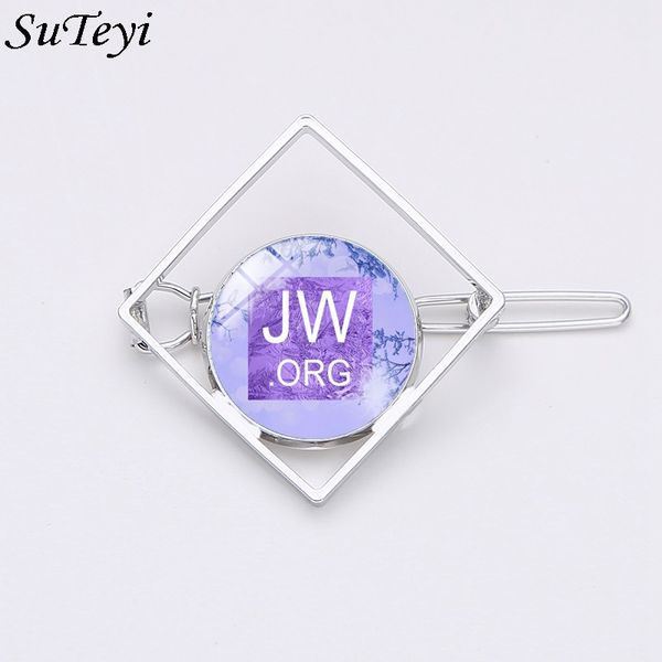 

suteyi fashion woman hair accessories square butterfly glass jw.org hair clip pin metal hairgrip barrette girls holder, Golden;white