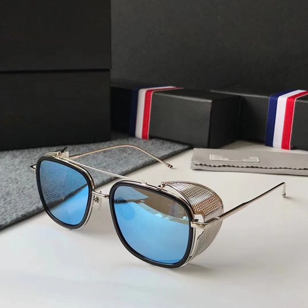 

Vintage fa hion ungla e thom browne tb 805 women man brand de ign uqare original box and ca e polarized len hipping