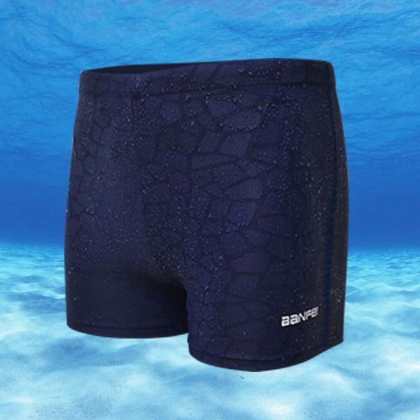 

2018 competitive swimming short trunks men swimwear vintage wave swimsuit beach surf suit quick-dry swim train underwear