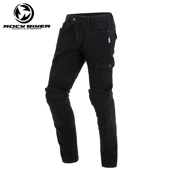 

rock biker motorcycle pants black motorbike off-road trouser rider pantalon moto motocross pants with approve protector