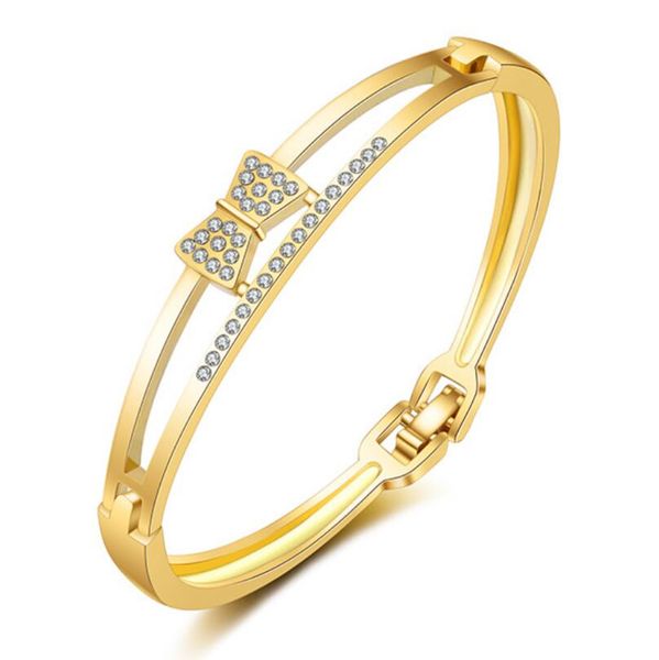 

jewelry bracelets for women rose gold bowknot bracelets as gift fashion of shipping, Black