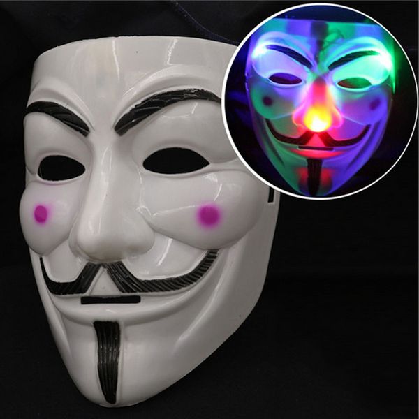 

led flashing mask light up masquerade party masks full face mask cosplay costumes halloween