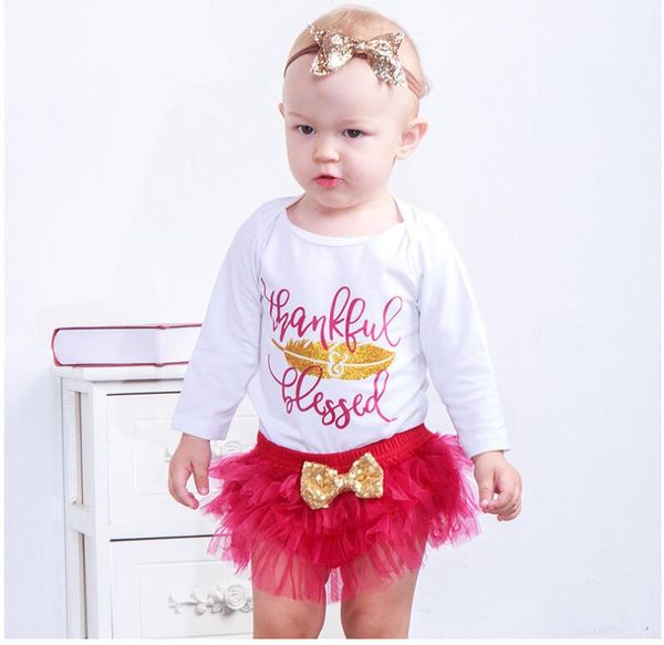 

girl christmas leather printed romper dress set baby spring and autumn round neck dresses jumpsuit infant clothes zht 081, White