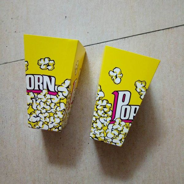 Neue Ankunft Großhandel Lebensmittelechte Mini Party Papier Popcorn Boxen Süßigkeiten zugunsten Taschen Hochzeit Geburtstag Film Party Supplies