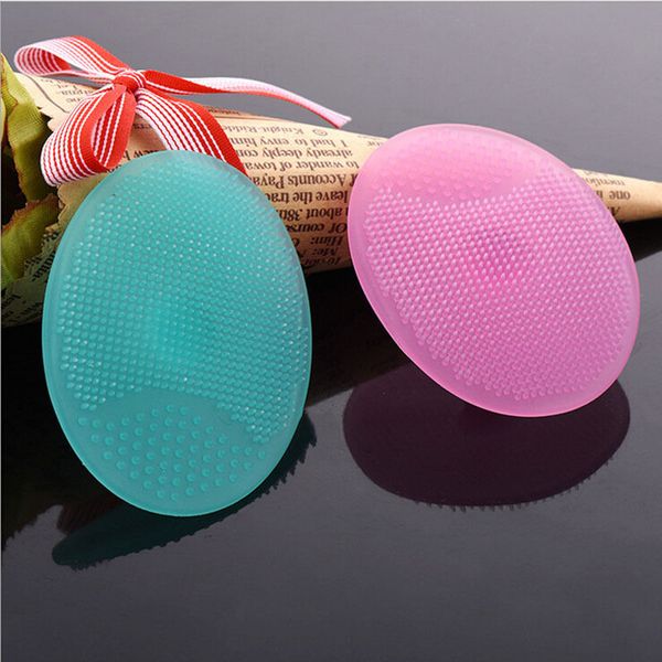 

infant baby soft silicone wash face cleaning pad facial exfoliating brush spa skin scrub cleanser tool