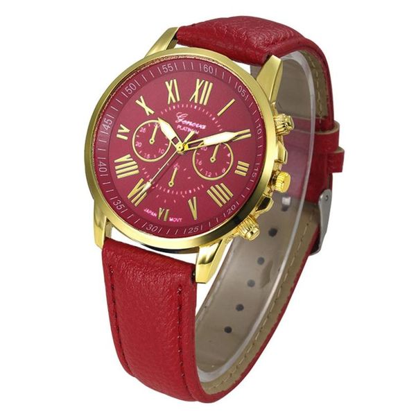 

2018 women fashion luxury watch leather bracelet watch ladies quartz casual women wrist #d, Slivery;brown