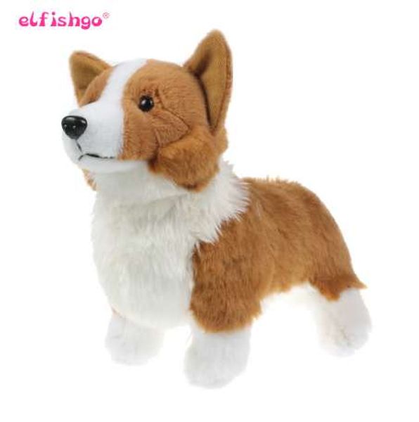 Kawill Corgi-Puppe, Plüschhunde, Kinderspielzeug, niedliche Corgi-Simulation, Kuscheltiere, Lernspielzeug für Kinder