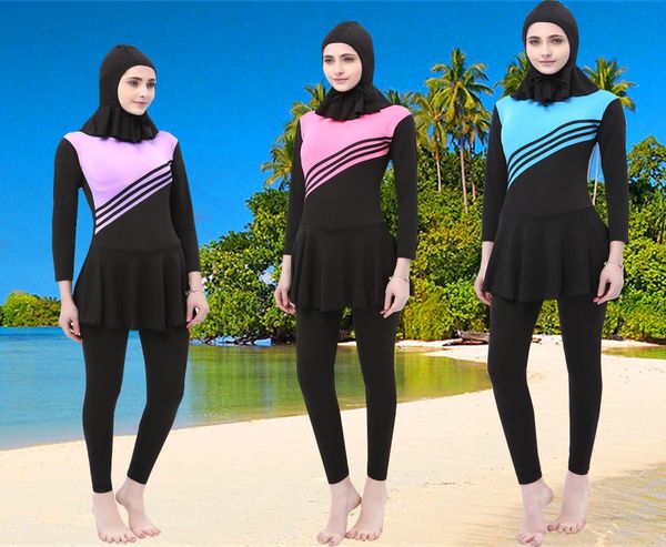 

factory direct sales arabian swimsuit women's muslim swimsuit conservative body bathing suit foreign trade swimsuit