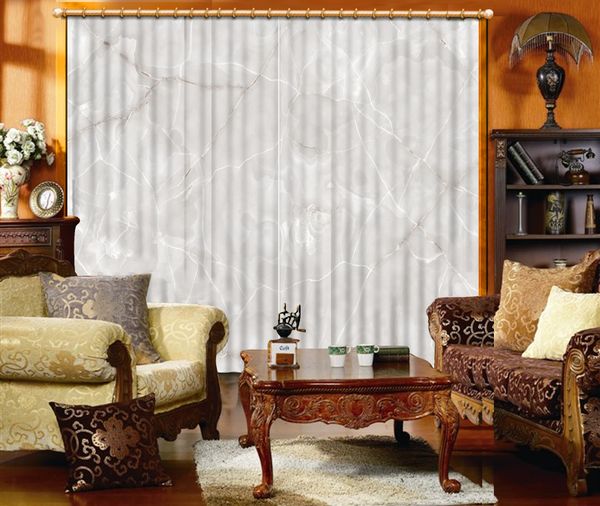 

window curtain custom marble 3d curtains for room living room blackout cotina