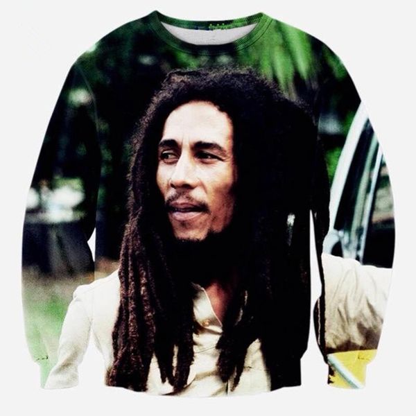

new fashion legendary star bob marley funny 3d print sweats fashion clothing women men sweatshirt casual pullovers k130, Black