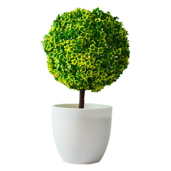 Artificial Plants Ball Bonsai Can Washes Decorative Green Plants For Home Decoration Plants Vase Tall Flower Vases For Sale Tall Glass Cylinder Vases