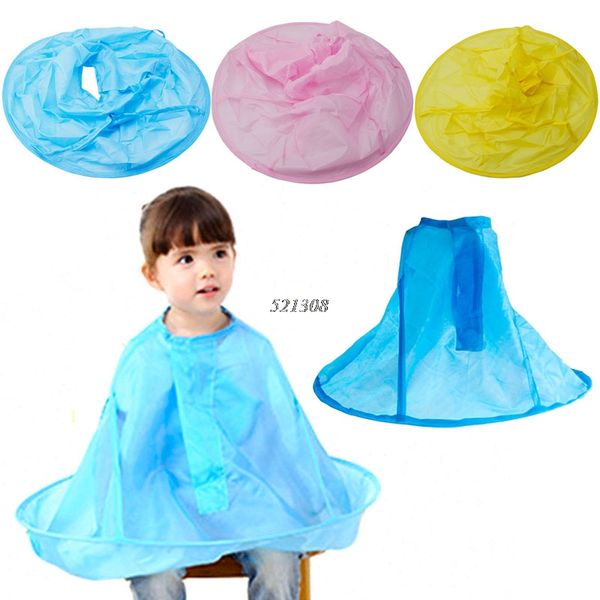 

children kids salon hair cutting cape haircut apron cloak clothes waterproof