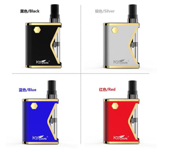 

new 2018 KangVape Mini K Box Starter Kits 400mAh Battery with Thick Oil Vaporize 0.5ml Ceramic Coil Cartridge Kit