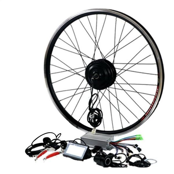 

electric bicycle conversion kit 36v 350w hub motor for 20" 24" 26" 28" ebike kit rear wheel motors with lcd