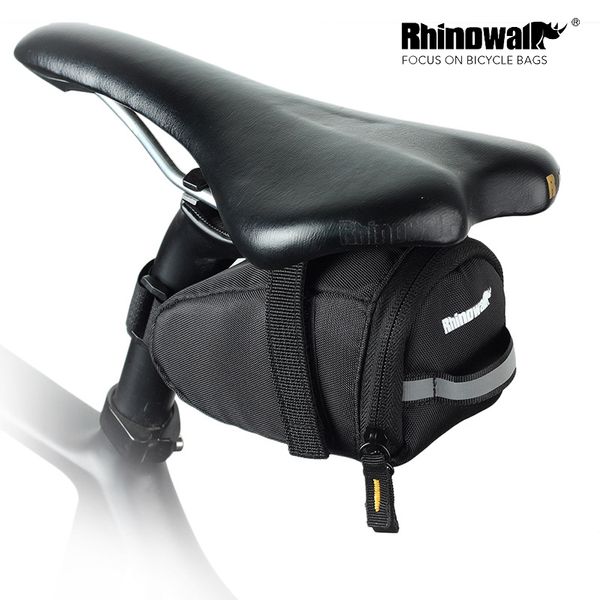 

rhinowalk bicycle portable ultralight saddle bag back frame tube seat bag cycling repair tools rear tail bike accessories