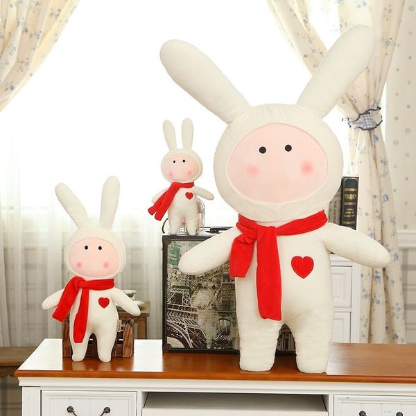 

two rabbit figurine anthony creativity bunny plush toy birthday gift