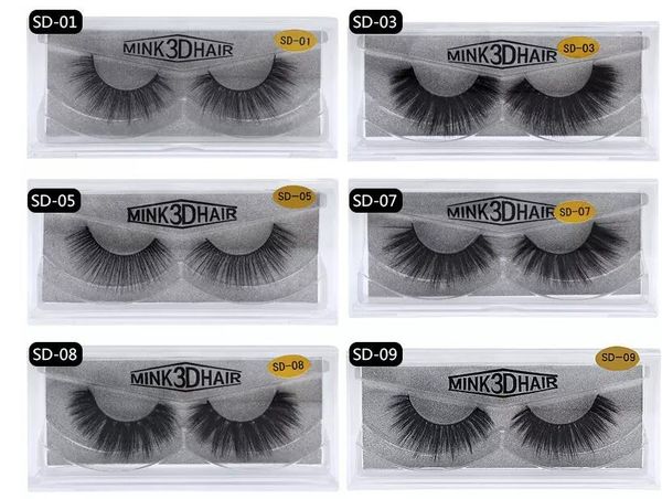 

makeup 3d mink eyelashes thick real mink hair false eyelashes natural for beauty makeup extension fake eyelashes false lashes