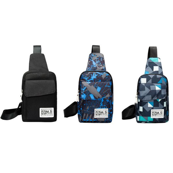 

waterproof oxford three colors casual hiking cycling tools chest bag