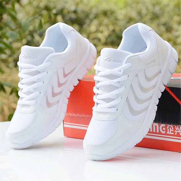 

Hot 2018 Women Sneakers Breathable Sport Shoes Female Running Shoes Light Sneakers For Women