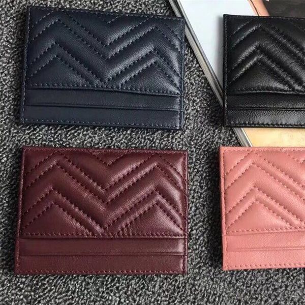 

Ультра-тонкий кошелек держатели карт мини кошельки кожа ID карман Мужчины/Женщины