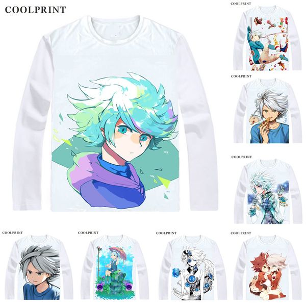 

suzuno fuusuke t shirt inazuma eleven diamond dust japan men t-shirt casual vintage tshirt printed long sleeve shirts, White;black