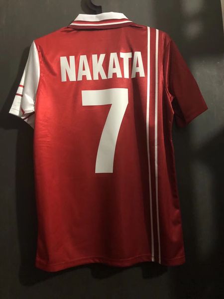 

retro 98 99 perugia nakata hidetoshi italy serie a t shirt, White;black