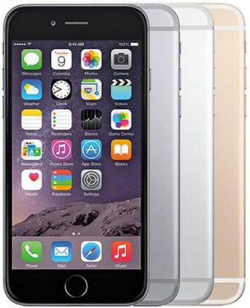 

unlocked original apple iphone 6 without fingerprint sealed box phone 4.7 inch dual core 16g/64g/128gb rom ios 8mp camera refurbished phone