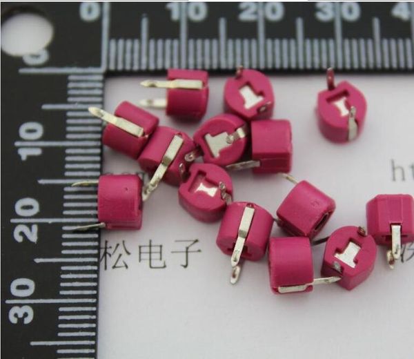 

10pcs/lot 20p adjustable capacitance trimmer variable capacitor plastic 6mm jml06-1-20p