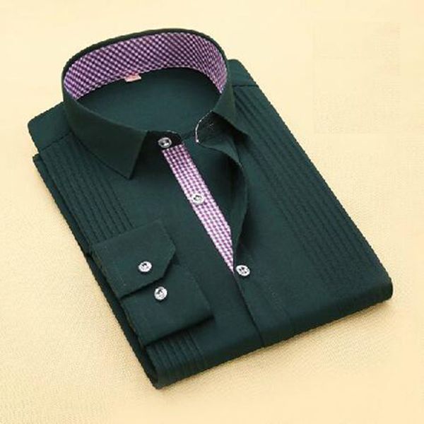 

fashion men tuxedo dress shirts long sleeve cotton camisa,high-grade single breasted england style shirts vestido, White;black