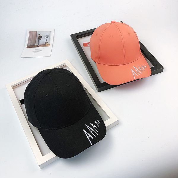 

2018 new washed cotton alphabet embroidery capbaseball cap adjustable good cap and for men and women, Blue;gray