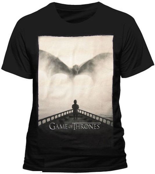 

Cotton hirt game of throne tyrion lanni ter dragon ilhouette t hirt ufficiale uomo funny crew neck hort leeve t hirt