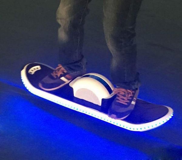 

One wheel unicycle elf balancing cooter land urfing tanding electric kateboard 36v 4400mah with led hoverboard fedex