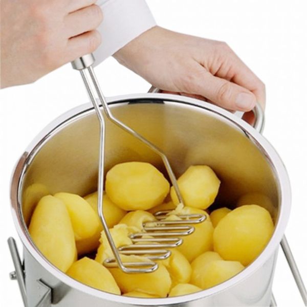 

новый из нержавеющей стали кухня гаджет картофель сердцеед пресс кулинария инструмент картофельное пюре волнистые давление ricer аксессуары