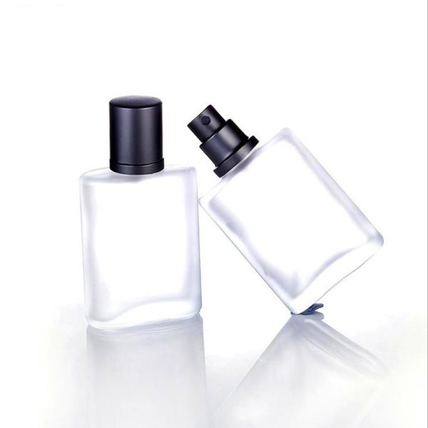 

Easy to Carry 30ml Empty Refillable Portable Perfume Bottle Traveler Semi Clear Glass Spray Atomizer Transparent Frosted Parfum Bottles