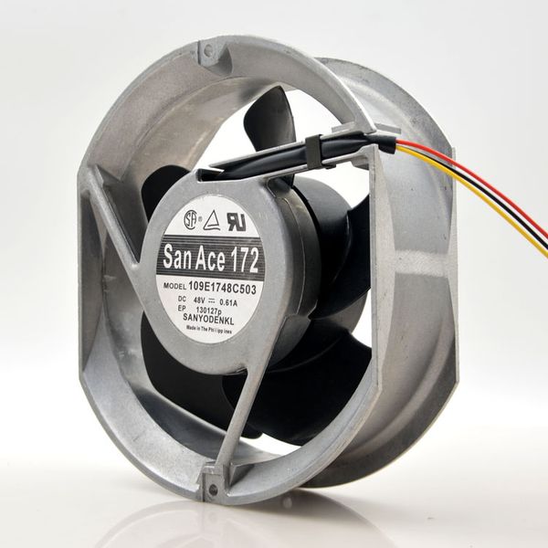 

sanyo/ sanyo 17251 109e1748c503 0.61a 172*172*51 17cm fan 48v axial cooling fan
