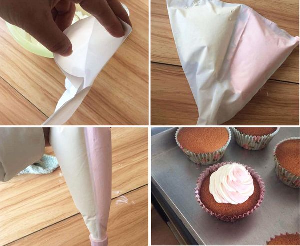 

2 color cake/cream nozzle pastry decorating bag gift a set of piping nozzle converter converter cake decorating tools