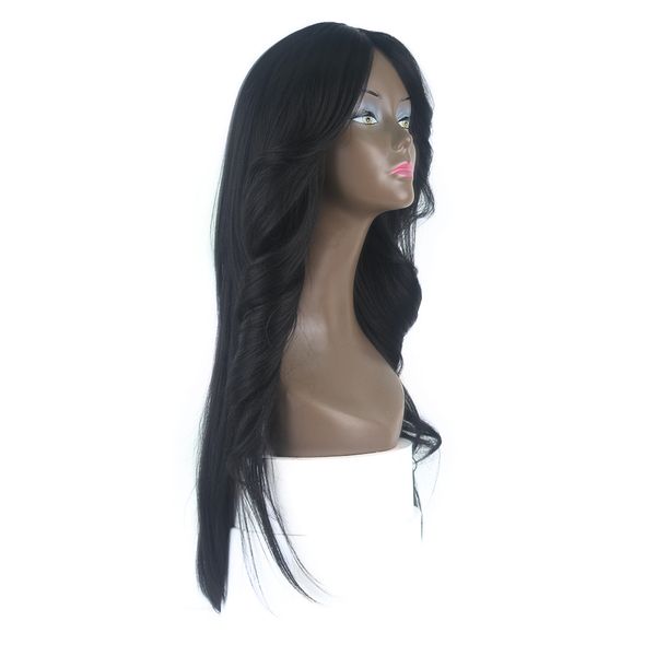 

26inch straight hair long wigs for women loose wave heat resistant glueless synthetic wigs for black women drop shipping
