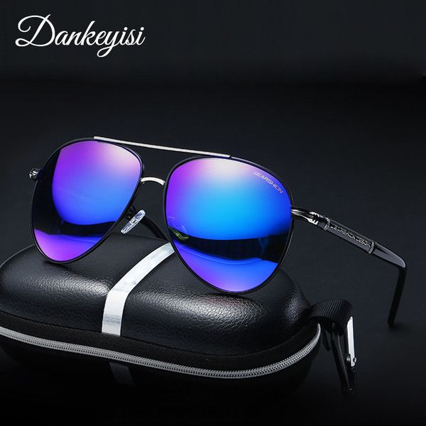 

dankeyisi polarized sunglasses men pilot vintage sunglasses women retro driving glasses lens eyewear, White;black
