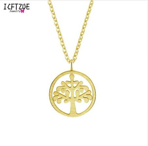 Acheter Collier Femme Tatouage Ras Du Cou Hip Hop Chaîne Colares Rond Arbre De Vie Déclaration Collier Pour Les Femmes Engagement Fiançailles Erkek