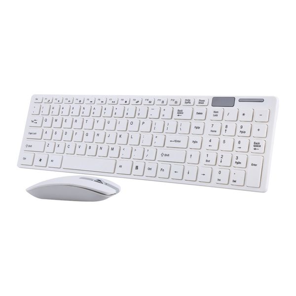 Freeshipping 2.4G Teclado Sem Fio Óptico e Mouse Mouse Conjunto Combo Receiver USB para Computador PC MAC