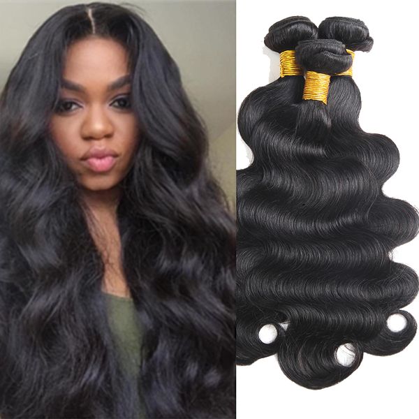 Cheap Mink Brazilian Human Hair 3 Bundles Body Wave Hair Weaves